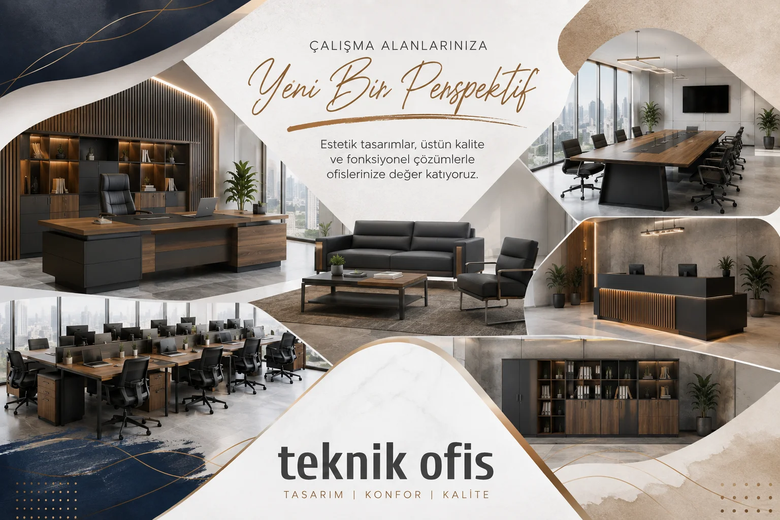 Büro Alanlarında Mobilya Detayları Büro Alanlarında Mobilya Detayları