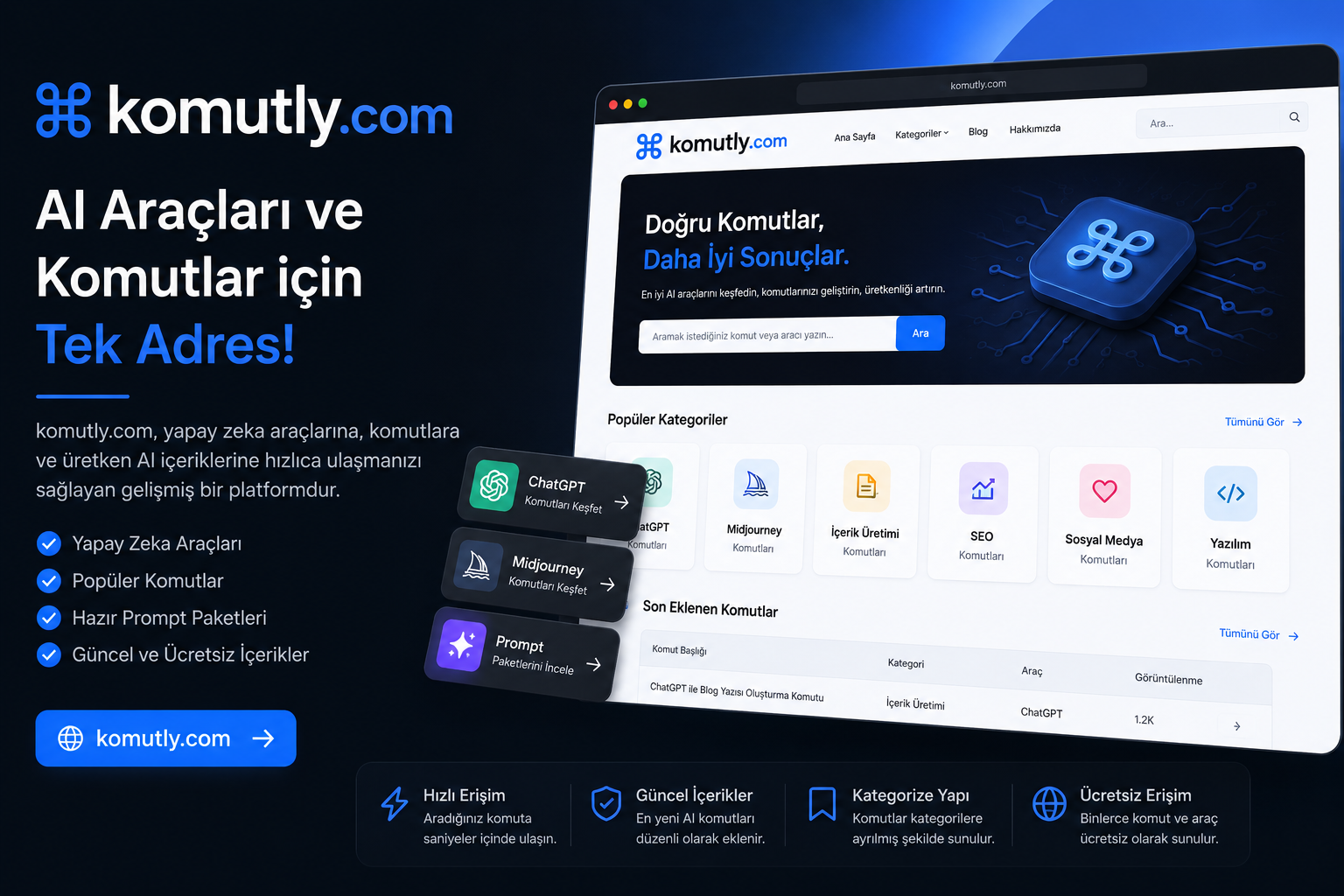 Yapay Zeka Komutlarına Ulaşmanın Pratik Yolu Yapay Zeka Komutlarına Ulaşmanın Pratik Yolu